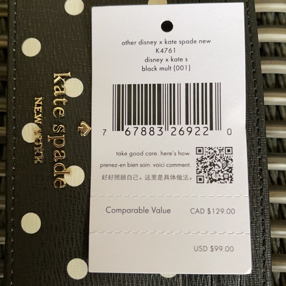 disney x kate spade new york other minnie mouse cardholder - Picture 12 of 16